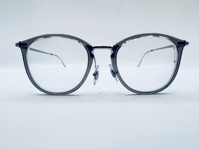 Ray-Ban RB 7140 49-20-150 Grau Rund Brille Gestell