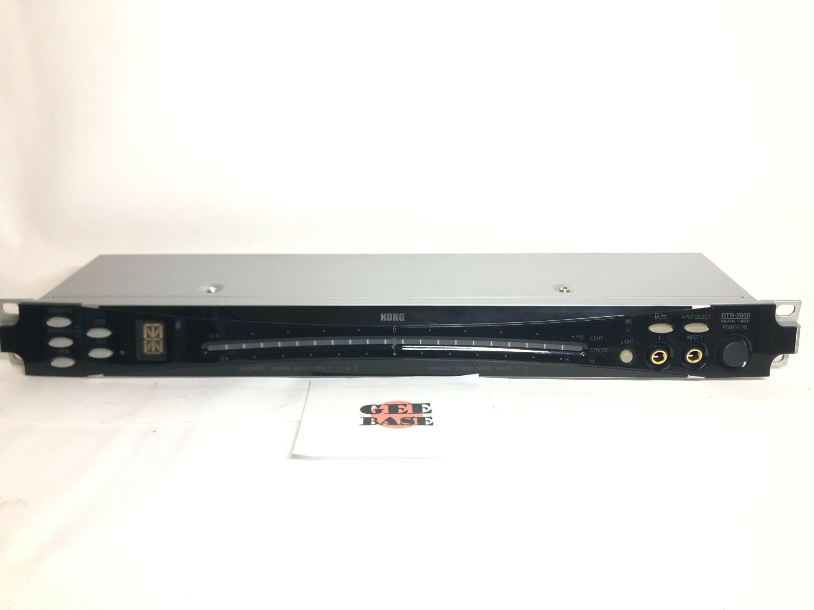 KORG DTR-2000 Rack Mount Chromatic Digital Tuner Tested Free KORG DTR-2000 Rack Mount Chromatic Digital Tuner Tested Free