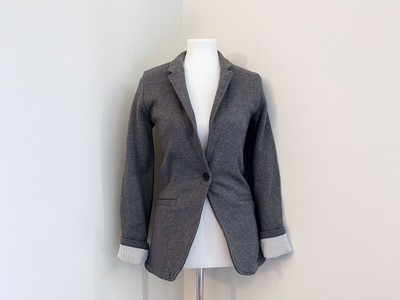 NWT Icone brand blazer $165 fall trend gray academia preppy chic
