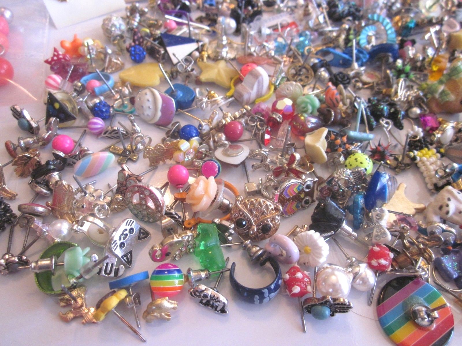 Jewelry Earring Lot for Girls-Lots of Matches & Some Singles-Craft-Wear-U Sort