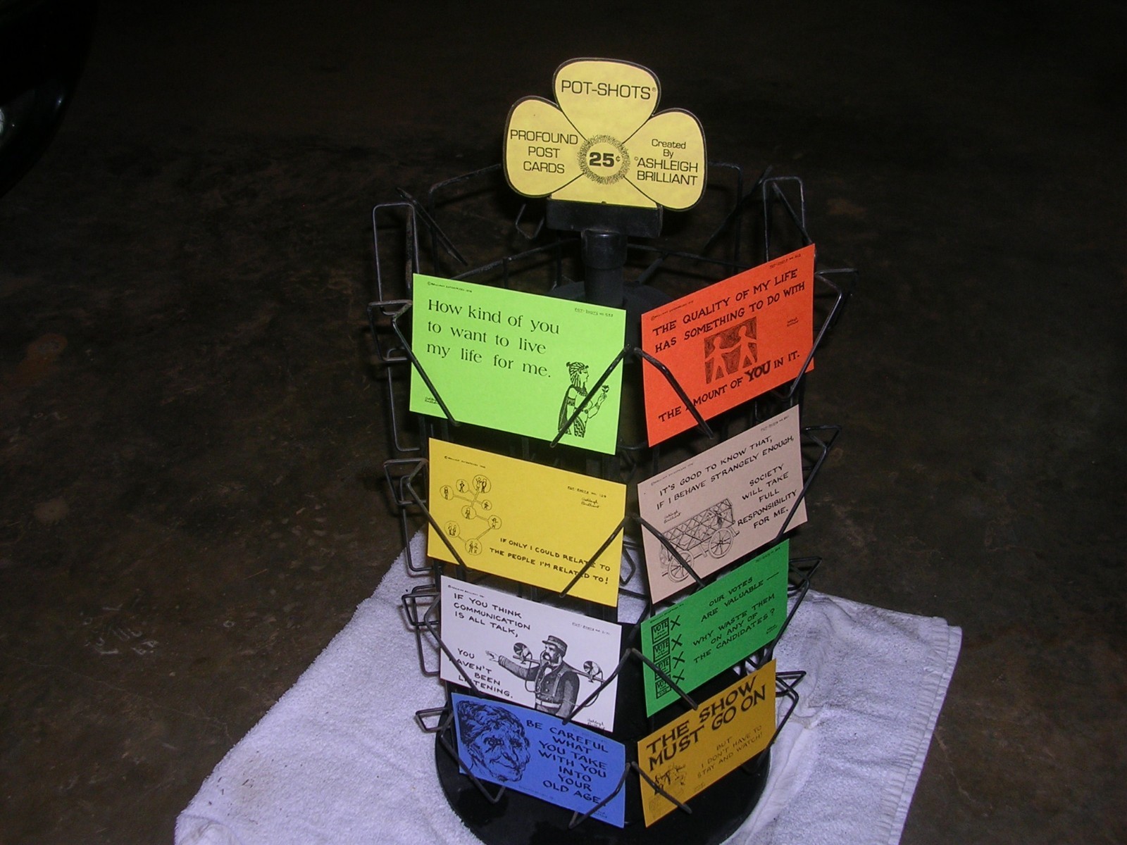 Wire Spinner Postcard Racks Clearance