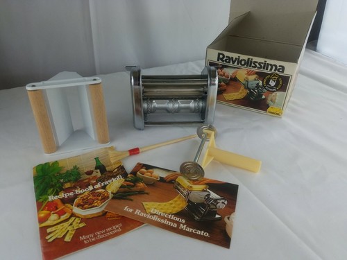 Atlas Marcato Raviolissima Ravioli Maker Italy Attachment Fits Model 150,  NEW