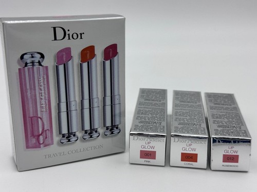 Dior Addict Lip Glow 2本セット（001、004） Amazon.com : Christian Dior Addict Duo Lip Glow Set (No. 001