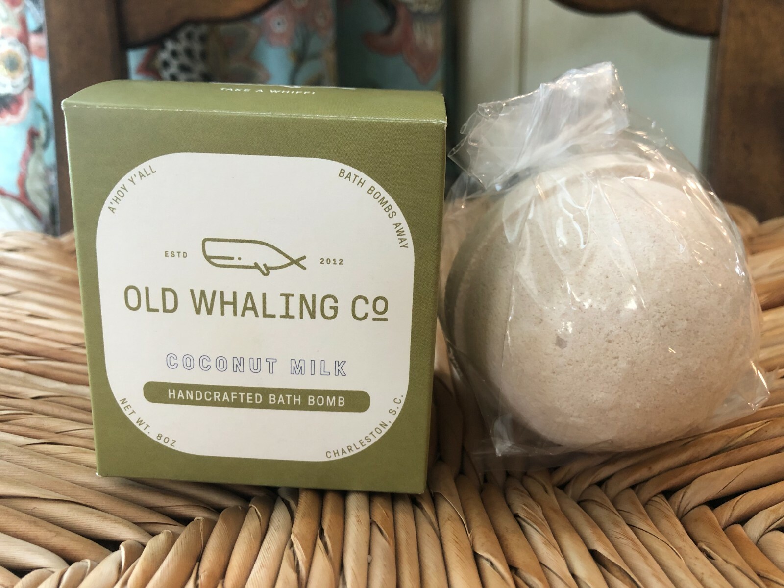 Old Whaling Company Handcrafted Oatmeal Milk bath bomb NEW