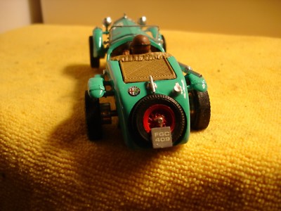 Vintage MPC 1934 Alfa Romeo 8C blue slot car 1/32 offered by MTH