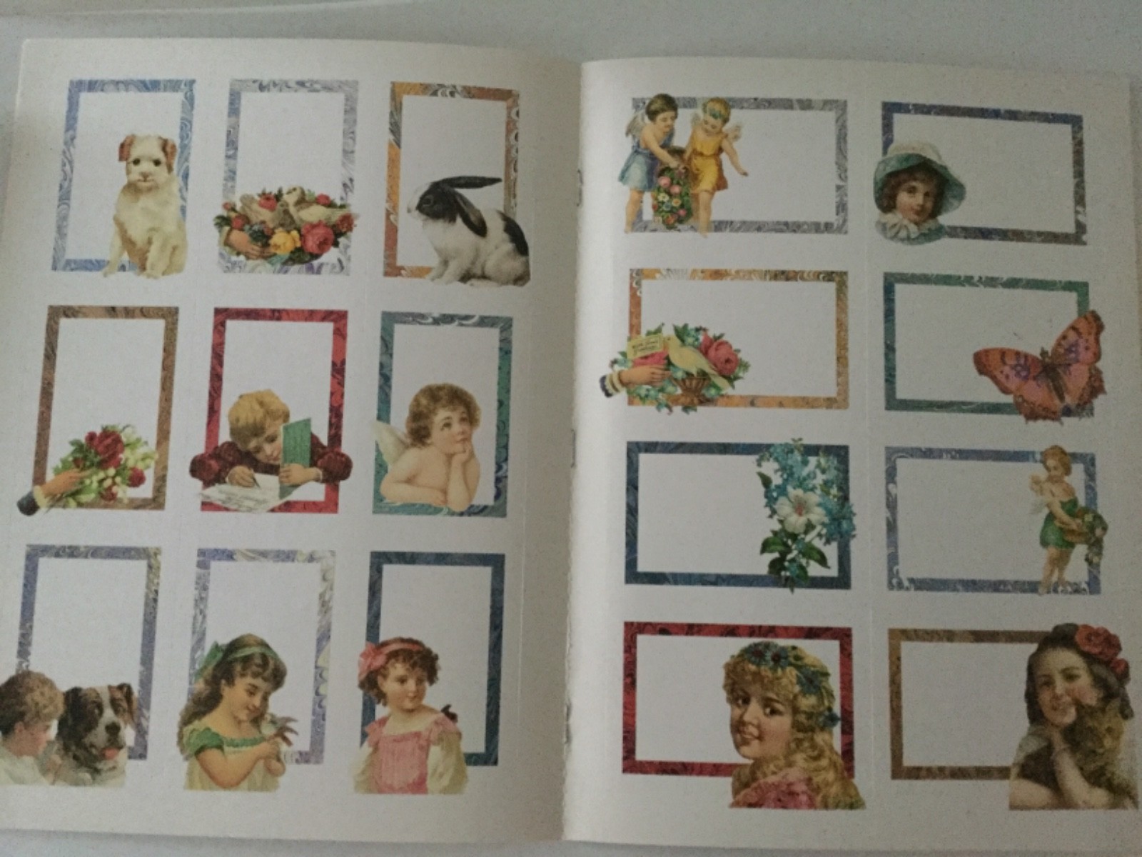 Vintage 1993 Old Fashioned Gift Labels Book By Maggie Kate