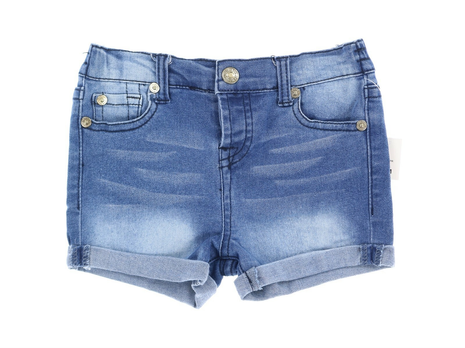 7 For All Mankind 162646 Baby Girls Cotton Blend Blue Jeans Shorts Size 24M