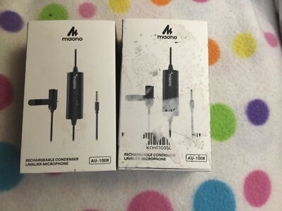 Maono rechargeable condenser microphone NIB, model AU-100R
