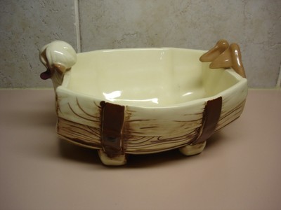 Twin Winton Hillbilly Clem Pretzel Bowl White Hair Perfect Condition