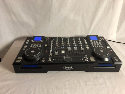 Prodigy FX B-52 CD DJ Mixer Party Production Speakers DJ With Hard Case.
