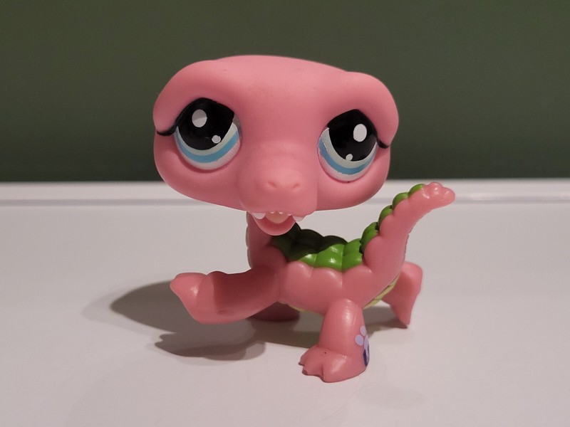 Lps #1464 Littlest Petshop Original Authentique Crocodille Crocodill Hasbro
