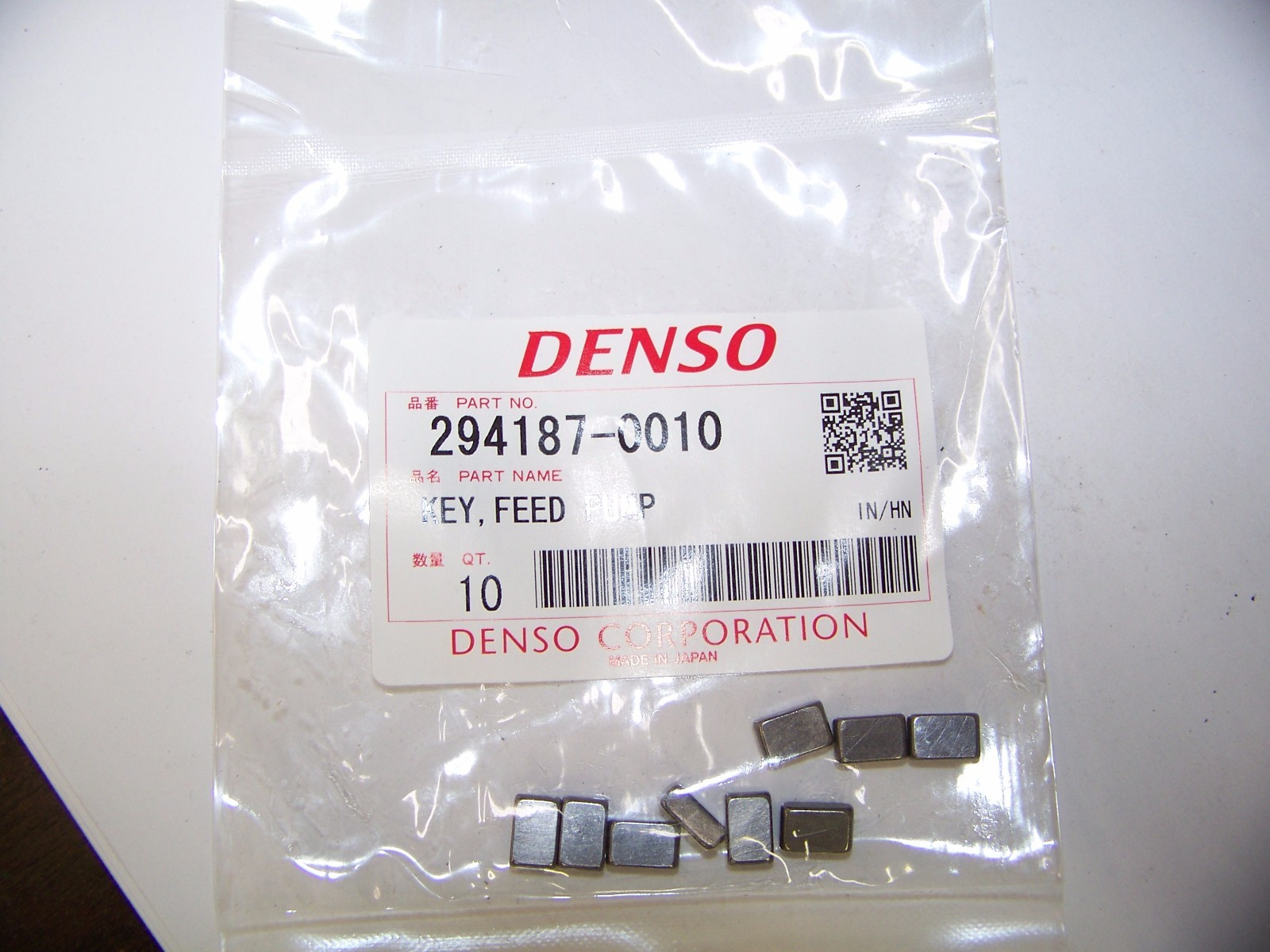 Denso Feed Pump Key. 100 each. #294187-0010 *New | eBay Denso Feed Pump Key. 100 each. #294187-0010 *New | eBay