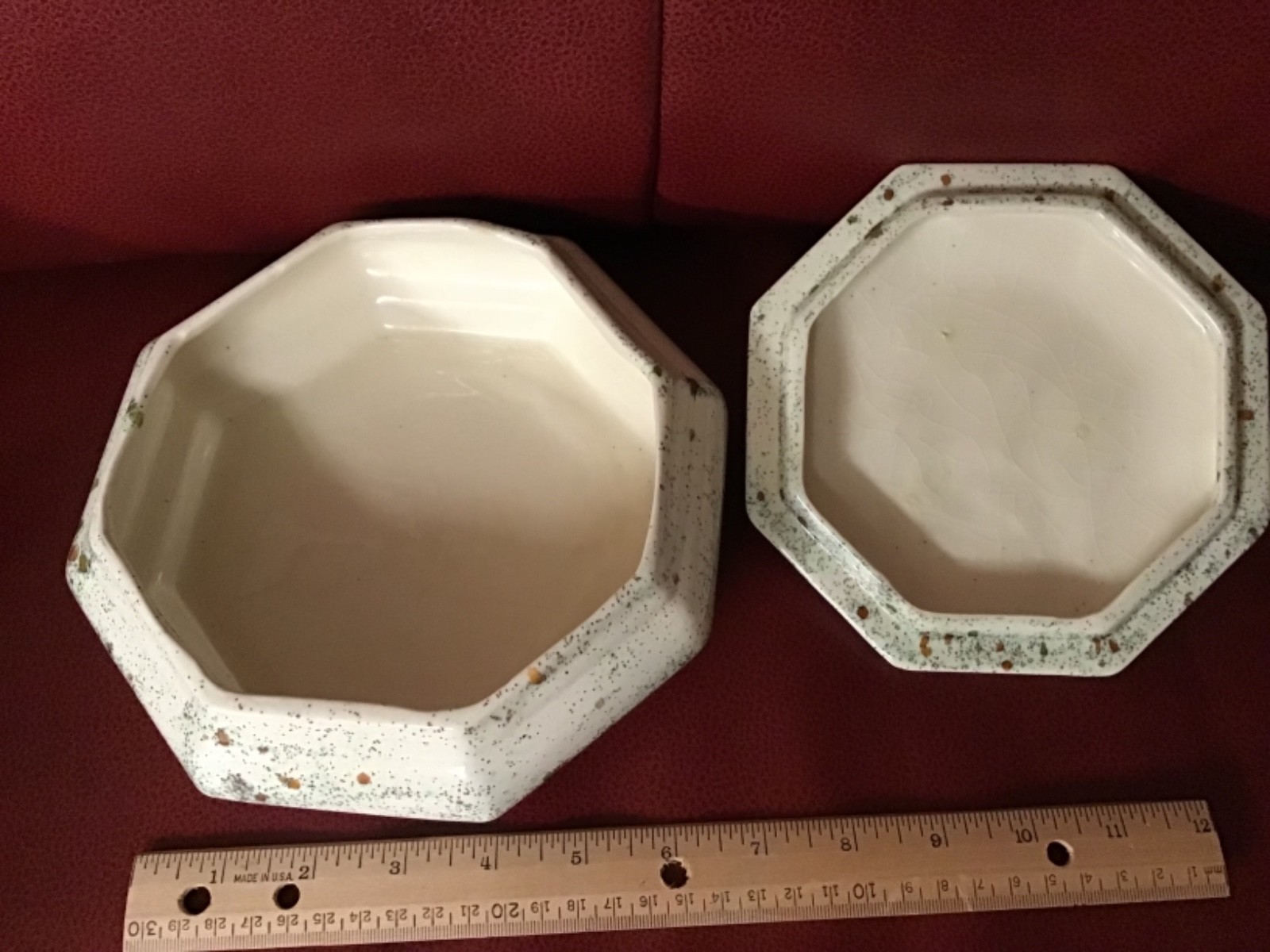 Ceramic Candy Dish With Lid or for Trinkets Vintage