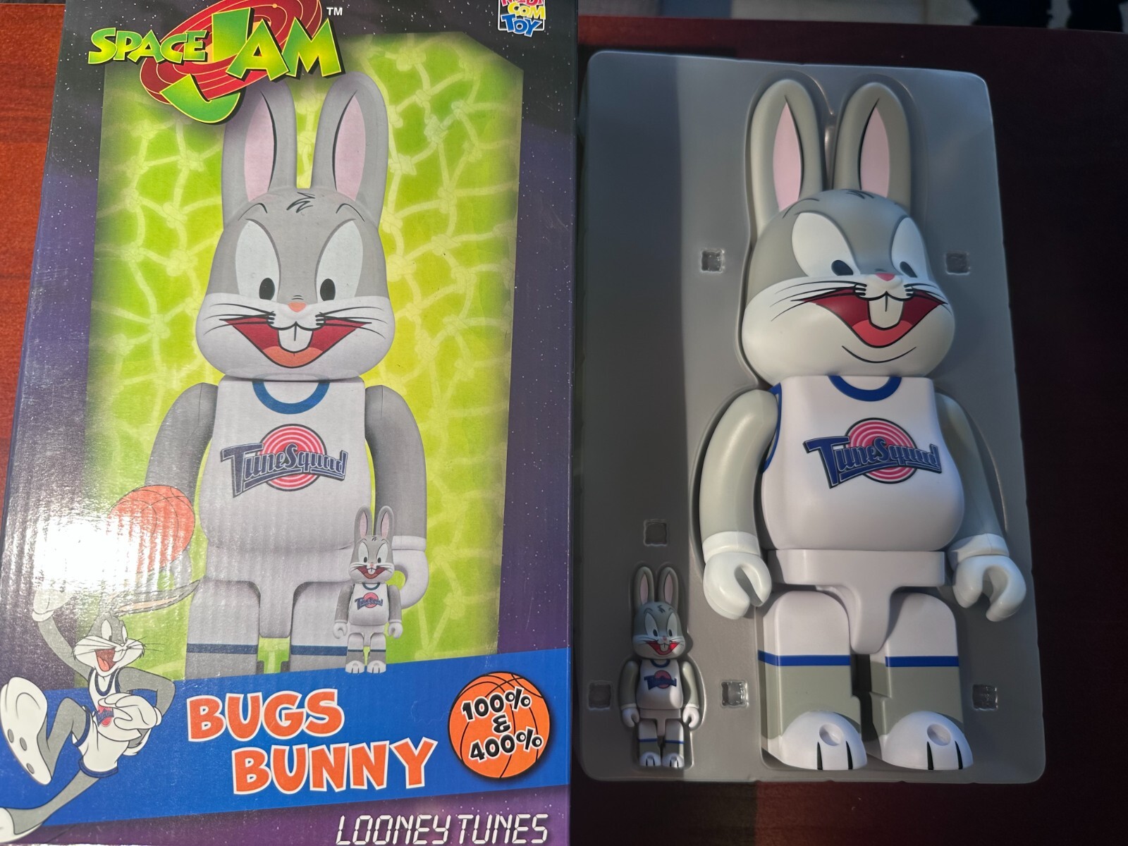その他 R@BBRICK BUGS BUNNY 100% &amp; 400%(SPACE JA MEDICOM TOY: BE@RBRICK - Space Jam: A New Legacy Bugs Bunny