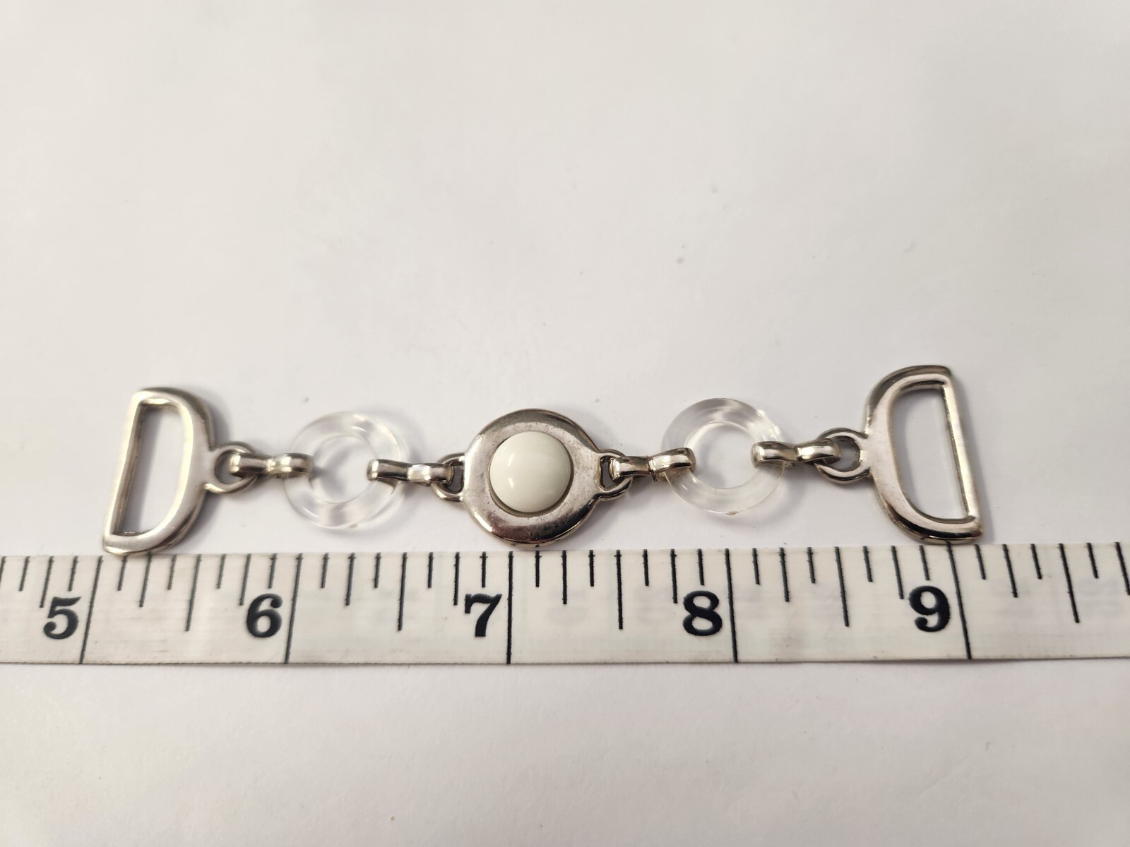FROM JAPAN様 Vintage Decorative Sew in Applique Silver Metal Made in