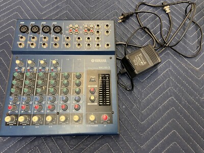 Yamaha MG10/2 Stereo Mixing Console Studio Mixer Board 10 Channel W/ Power Cord