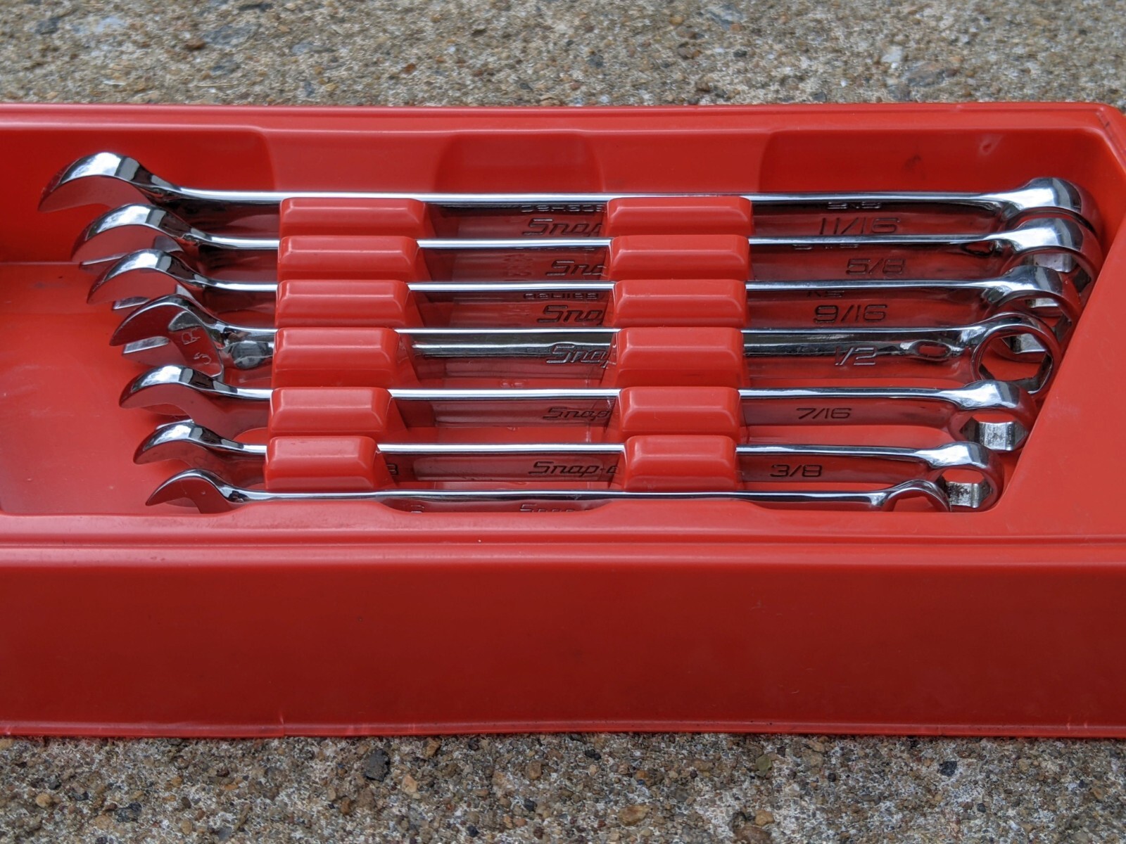 Snap-On 7 Piece Combination SAE Speed Wrench Set 5/16”-3/4 Snap-On 7 Piece Combination SAE Speed Wrench Set 5/16”-3/4