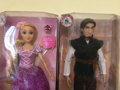 NEW Disney Store Rapunzel Classic Doll & Flynn Classic Doll 12” Tangled