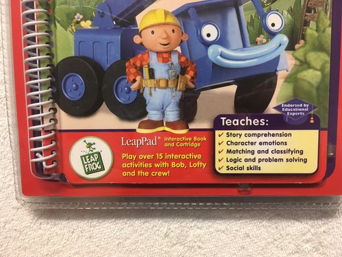 LeapPad LeapStart Pre Reading Bob & Lofty Save the Day Book And Cartridge