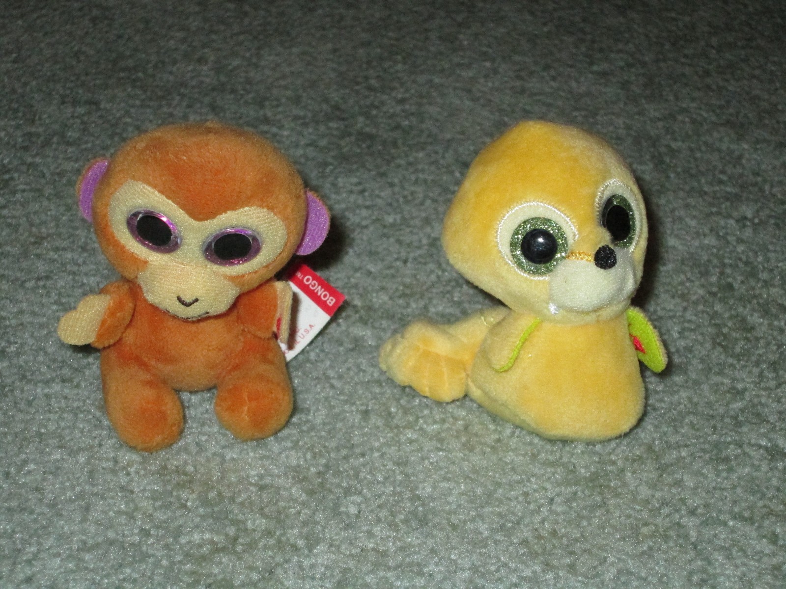 LOT 8 TY TEENIE BEANIE BOOS MCDONALDS 2017 TWIGS SPIKE SNORT MEL WADDLE PEANUT +