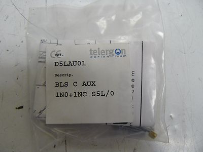 NEW TELERGON D5LAU01  BLS C AUX 1NO + 1NC S5L/0 SNAP ACTION SWITCH OMRON D3V-16-