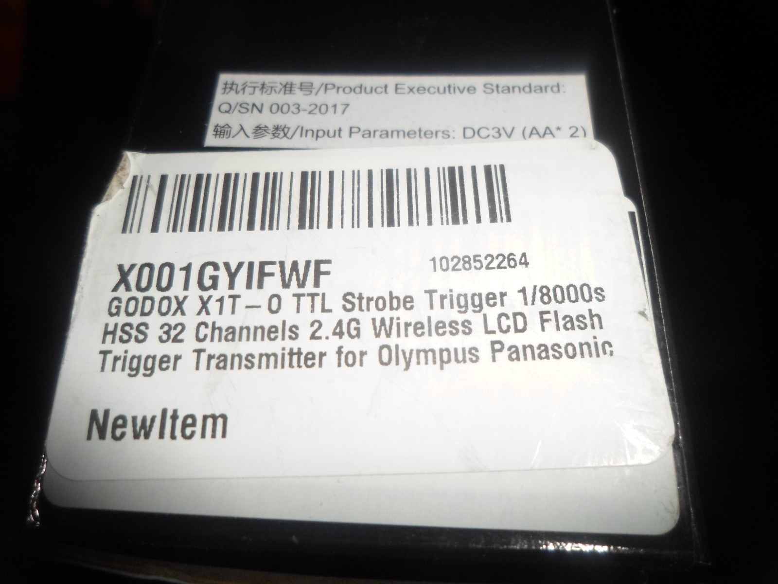 Godox X1T-O TTL 2.4G Wireless Flash Trigger Transmitter For Olympus/Panason