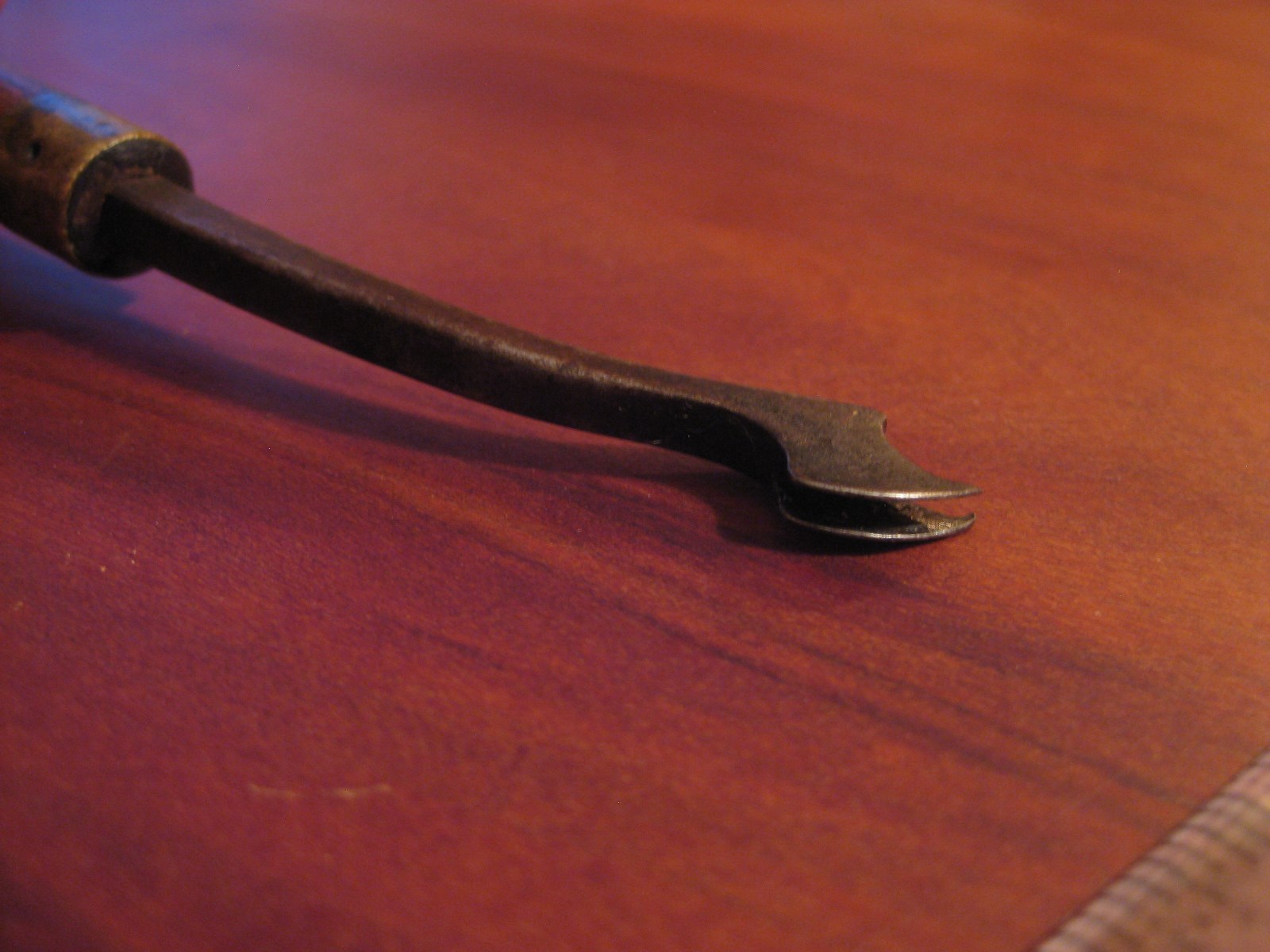 Vintage T. Dixon No 3 Double Crease Iron Saddlemaker Leathercraft tool