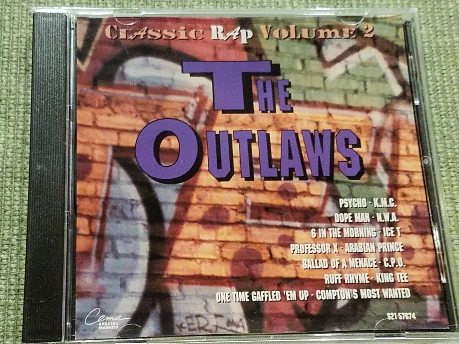 Various Artists: Classic Rap Vol. 2: The Outlaws: CD Various Artists: Classic Rap Vol. 2: The Outlaws: CD