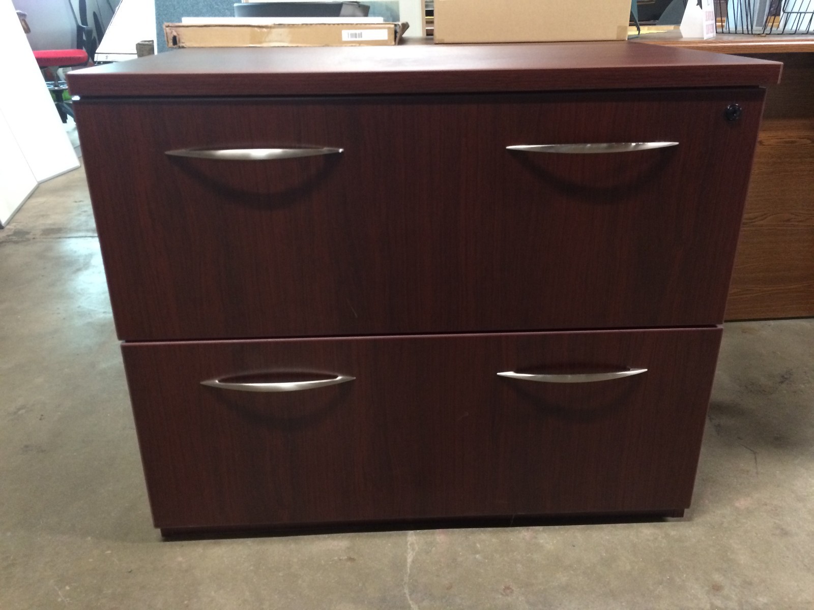 New Lateral File Cabinet 2 Drawer Pedestal Office Home 36