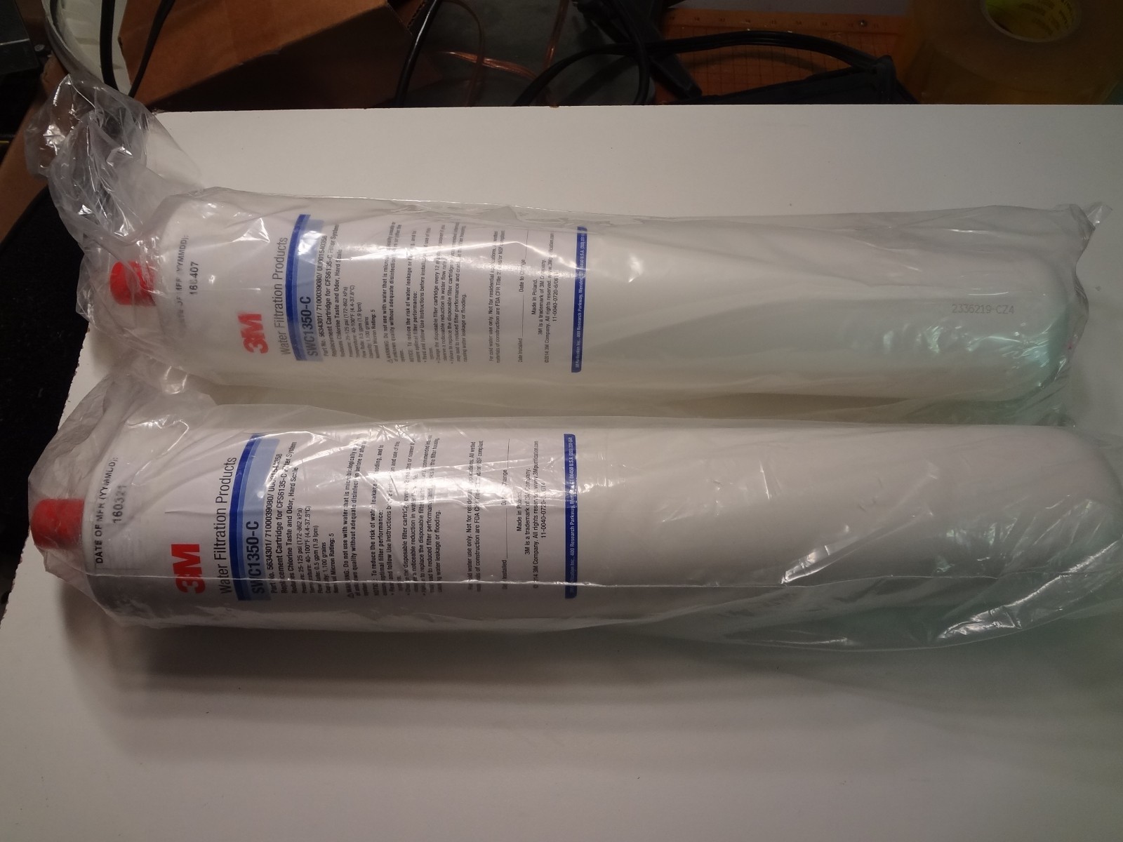 NEW 3M SWC1350-C Water Filtration Replacement Cartridges  (LOT OF 2)