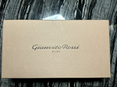 Gianvito Rossi ORIGINAL Empty Shoe Box 6.5'' X 12  X 4.5  w Tissue Paper/Tags