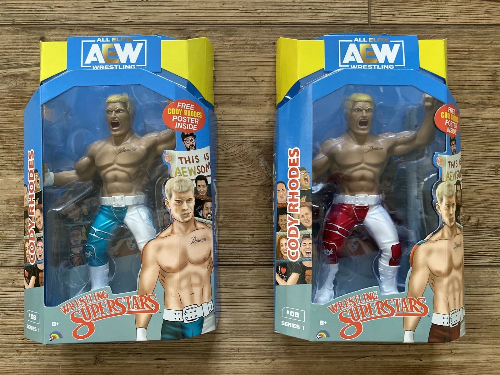 AEWフィギュア　コーディ・ローデス　セット AEW CHAMPION CODY Cody Rhodes Ringside Exclusive with TNT
