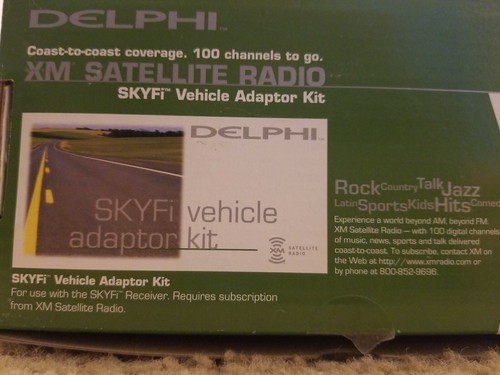 NEW,, Delphi XM SKYFI Satellite Radio Vehicle Adapter Kit  SA10002