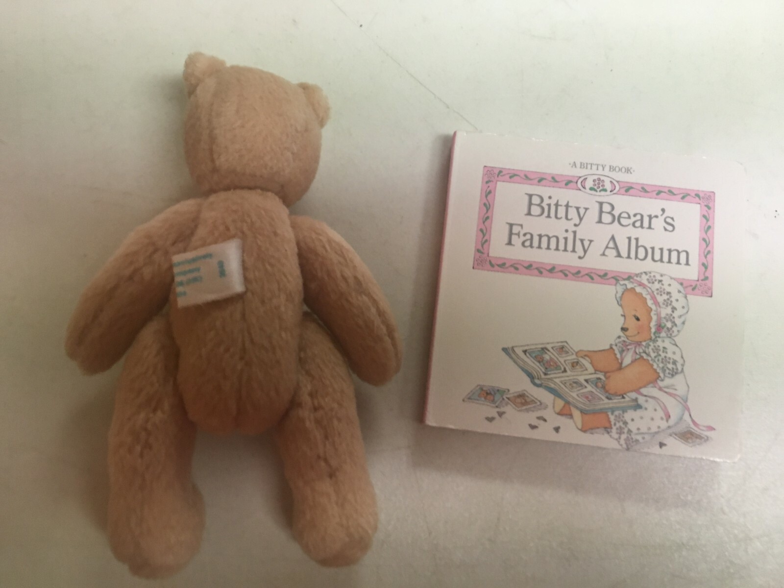 AMERICAN GIRL DOLL BITTY  BEAR  FAMILY ALBUM BOOK & PLUSH BEAR SET