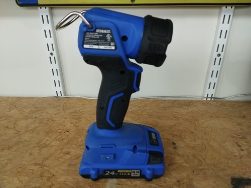 Kobalt 24v LED Work Light KWL-224-03 Flashlight 24 V with 2.0 Ah battery