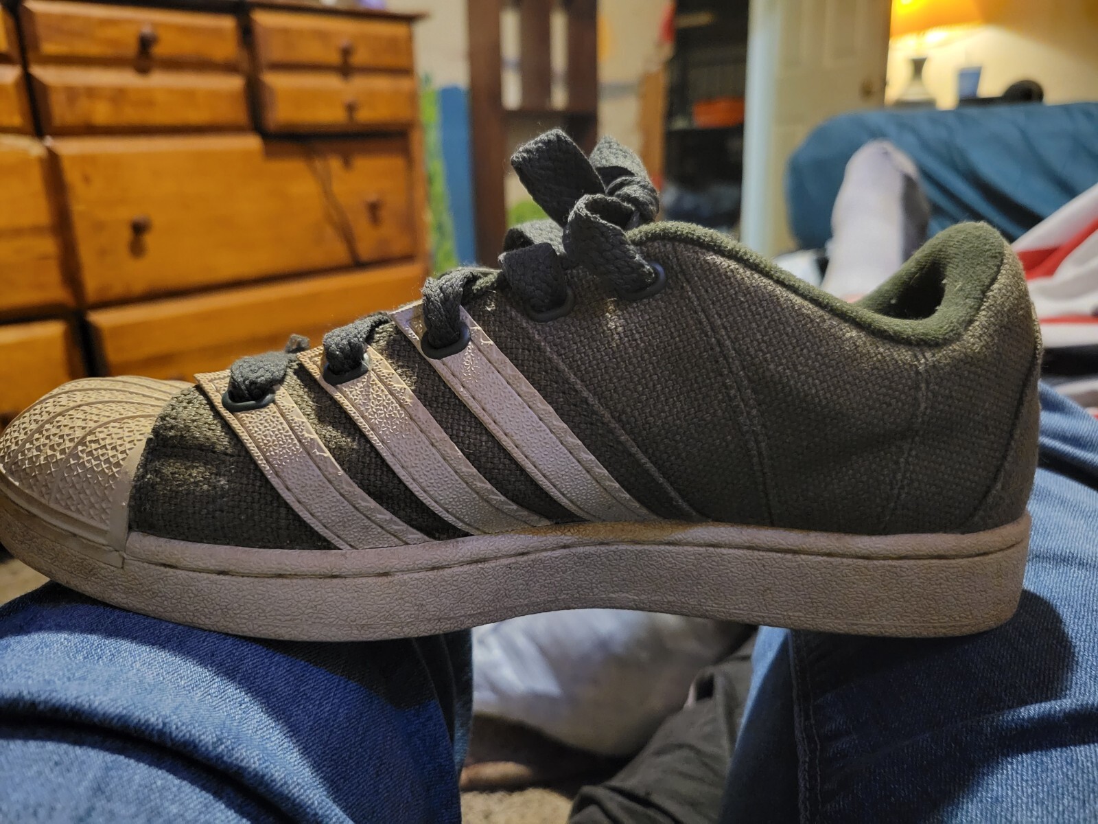 adidas hemp shell toe shoes