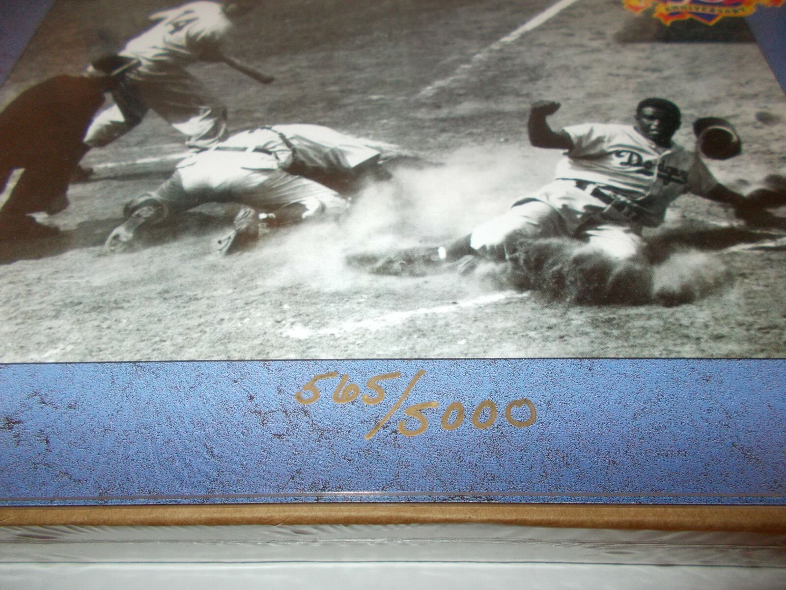 Jackie Robinson Remarkable Moments 50th Anniversary Photo and Audio Plaque #565