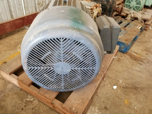 +USED HOSTEL DUTY HIGH EFFICIENCY ELECTRIC MOTOR 125HP FRAME 444T CT TE 1780RPM
