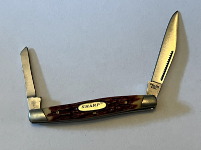 Sharp Brand Small Double Bladed Pocket Knife - Pre-owned