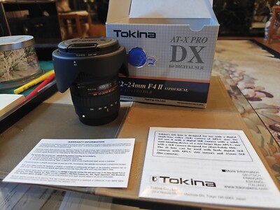 Tokina 12-24mm F4 II Aspherical AT-X124 PRO DX II For Canon