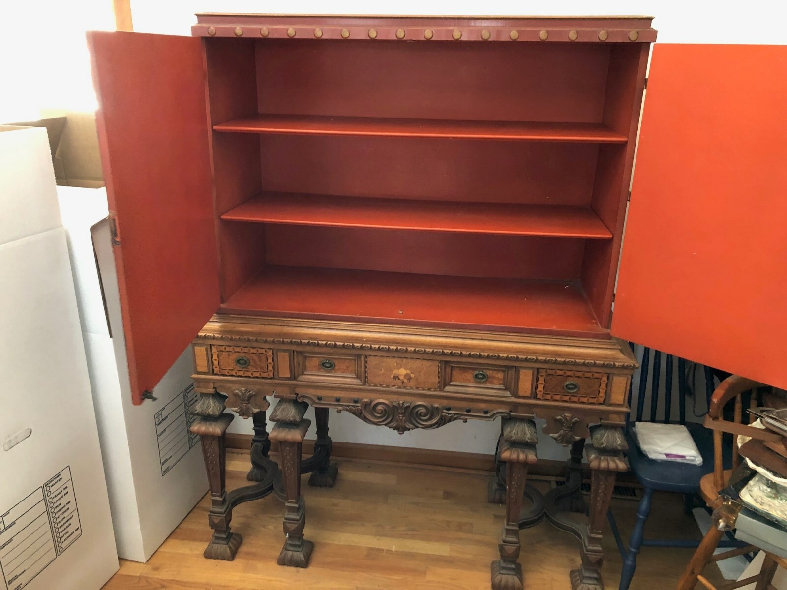 Rockford Republic Furniture Asian/Oriental Chest Circa 1930's Rare