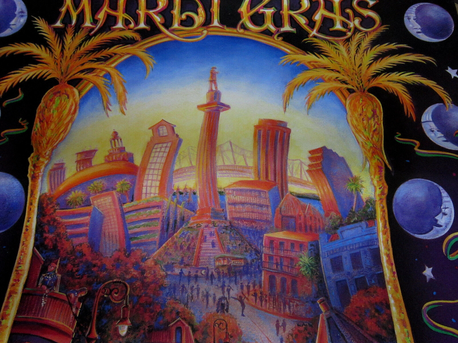Budweiser MARDI GRAS Poster 