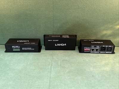 LIXDA DMX512 4-Channel DMX Decoder Dimmer Driver LED Strip Light Controller