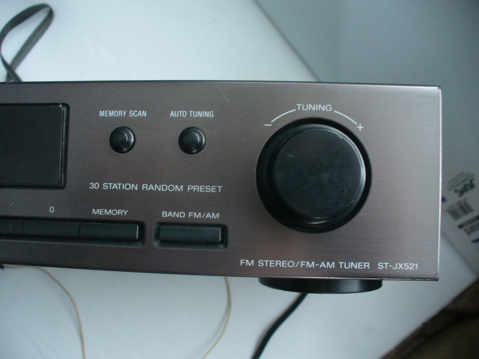 Sony ST-JX421 Quartz Lock Digital Synthesizer FM Stereo AM Tuner