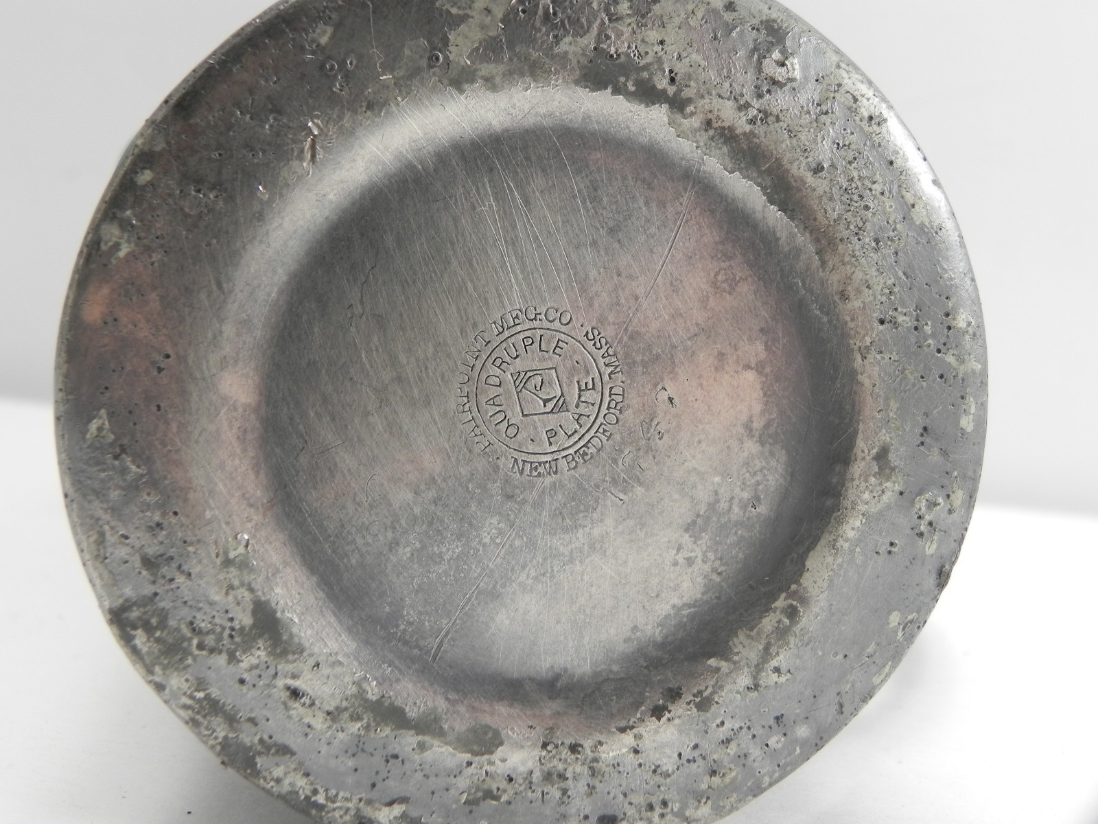 Vintage Pairpoint Mfg Co Quadruple Plate Creamer Pitcher New Bedford Mass