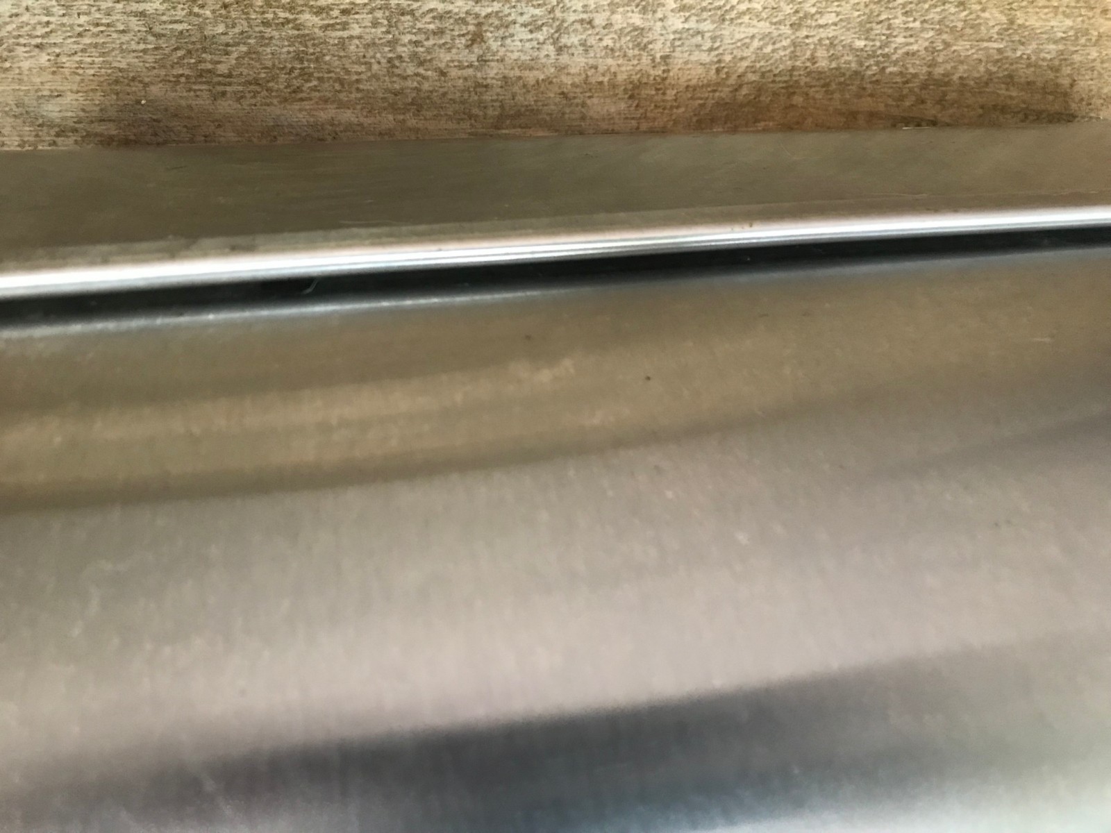 Vintage Stainless Steel Metal Breadbox Silver Metal Bread Box with Sliding Door