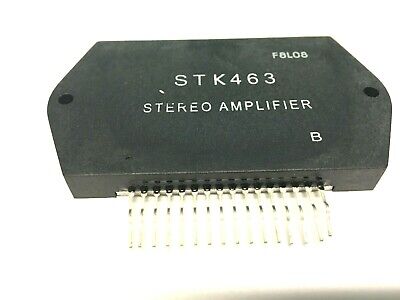 STK463 Power Amplifier + Heat Sink Compound Original SANYO 