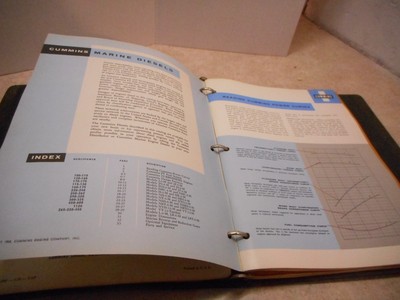 Cummins Marine Manual & Op & Maintenenance Manual for NVH & VT-12 Engines, 1960