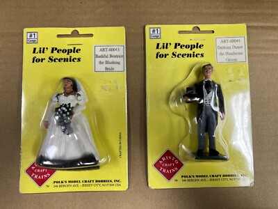 Aristocraft #1 gauge Bride and Groom figures 60043 and 60044