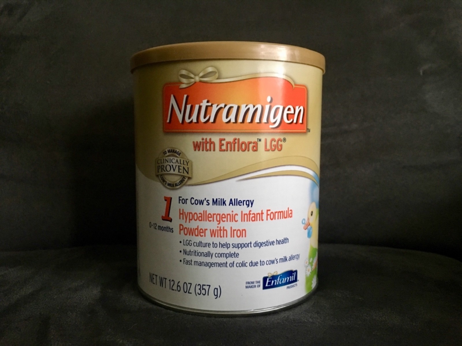 Nutramigen With Enflora LGG Formula (12.6 oz) - 4 Cans Expires 04/2020